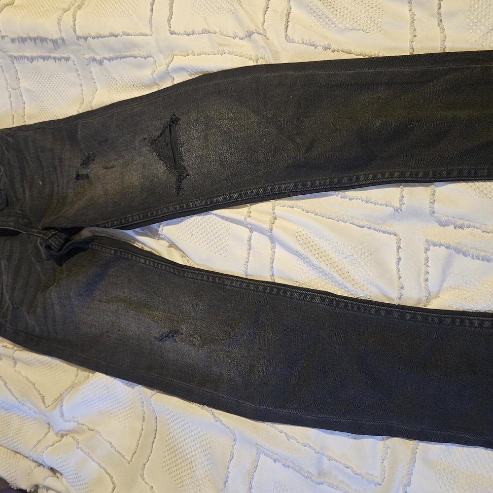 Zara Black Straight Leg Jeans
